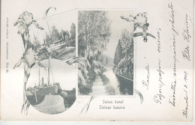 Saimaan kanava apollo no:66  1902 kulkenut