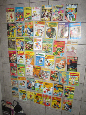 50 KPL VANHOJA SARJAKUVIA, ZOOM, PECOS BILL.YM - LUVULTA