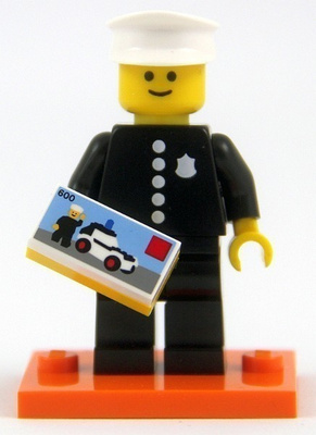 [ LEGO Minifigures ] Series 18 - Classic Police Officer