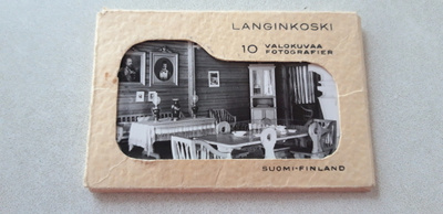 Langinkoski kuvat setti 10 pientä kuvaa, Aaltosen kuvavalm.