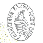 Åland 2001 Itiökasveja 2,80 mk EP alareuna LOISTO LaPe 188 - pikkukuva 2