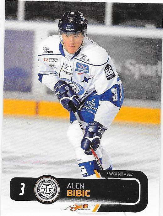 2011-12 Hockey AllSvenskan #87 Alen Bibic Leksand IF TPS