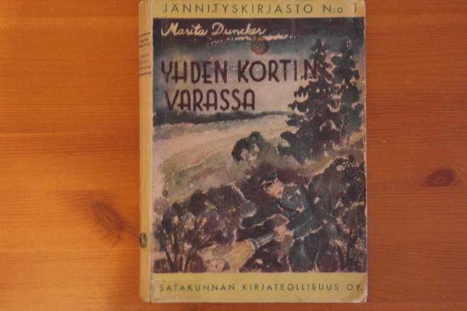 Marita Duncker:Yhden kortin varassa.1.p.1945.Nid.