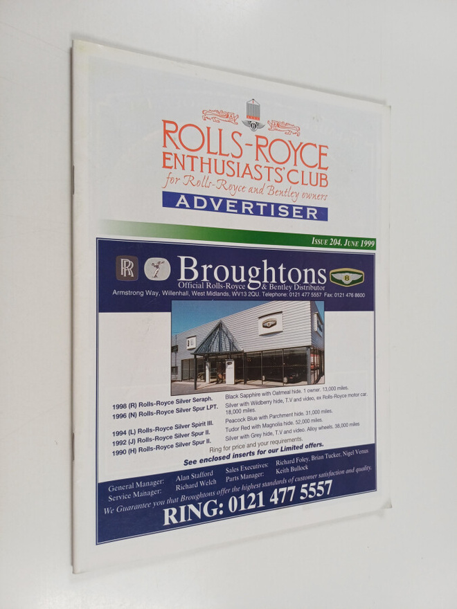Rolls-Royce enthusiasts' club for Rolls-Royce and Bentley...