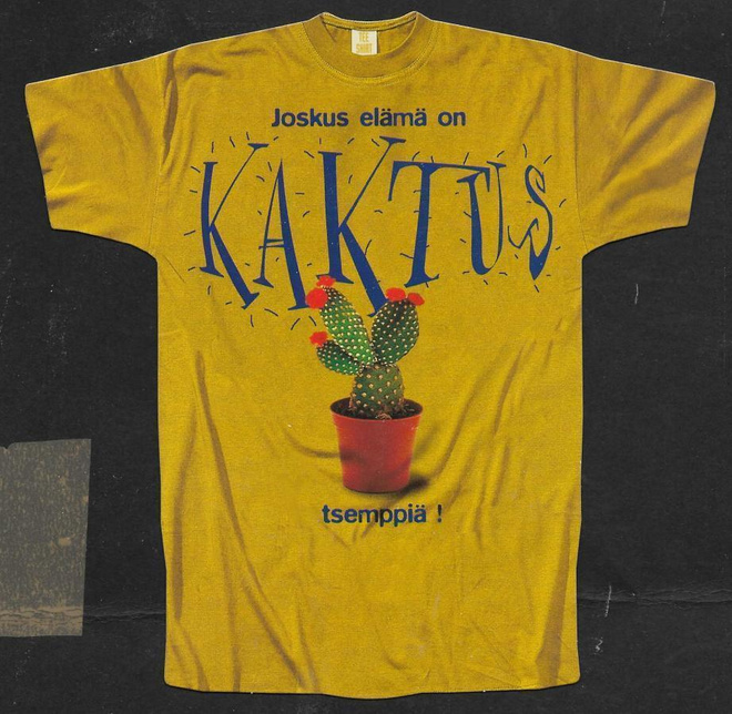 Kaktus - paidan muotoinen postikortti