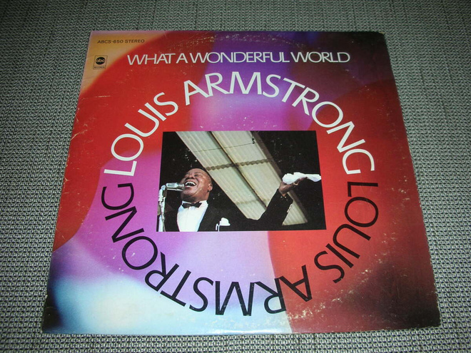 LP What a wonderful world Louis Armstrong