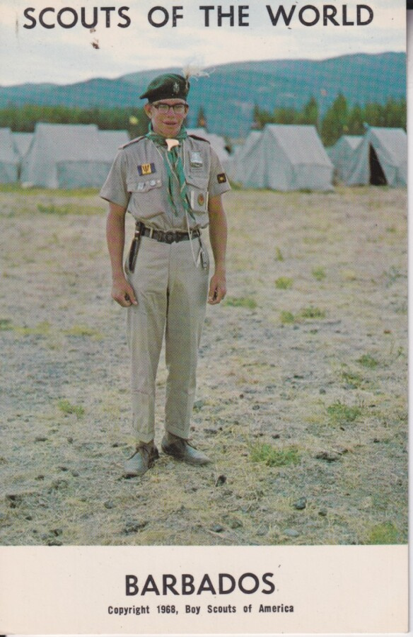 Partio. Barbados. Scouts of the World  .  e109