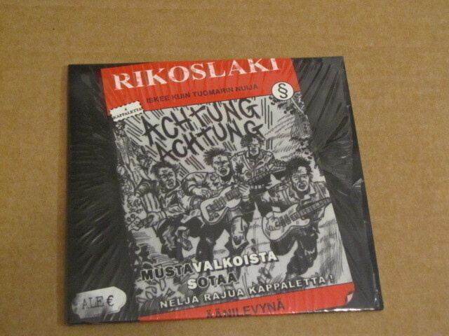 Rikoslaki Mustavalkoista sotaa ep cd 2011 soittamaton ltd300