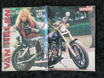 David Lee Roth juliste ja pari tarraa