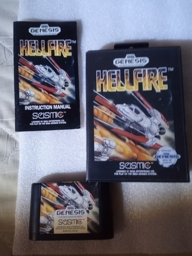Sega Genesis Hellfire Cib