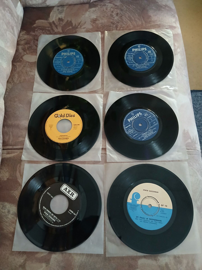 Irwin Goodman - 6 × 7" SINGLE