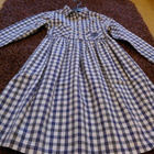 Ruudullinen Mekko / Ruutumekko puuvillaa - koko 126cm - pikkukuva 3