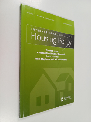 International Journal of Housing Policy volume 11, number...