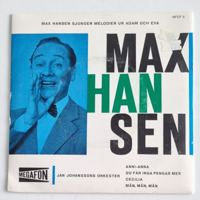 7" EP- Max Hansen - Megafon MFEP  A