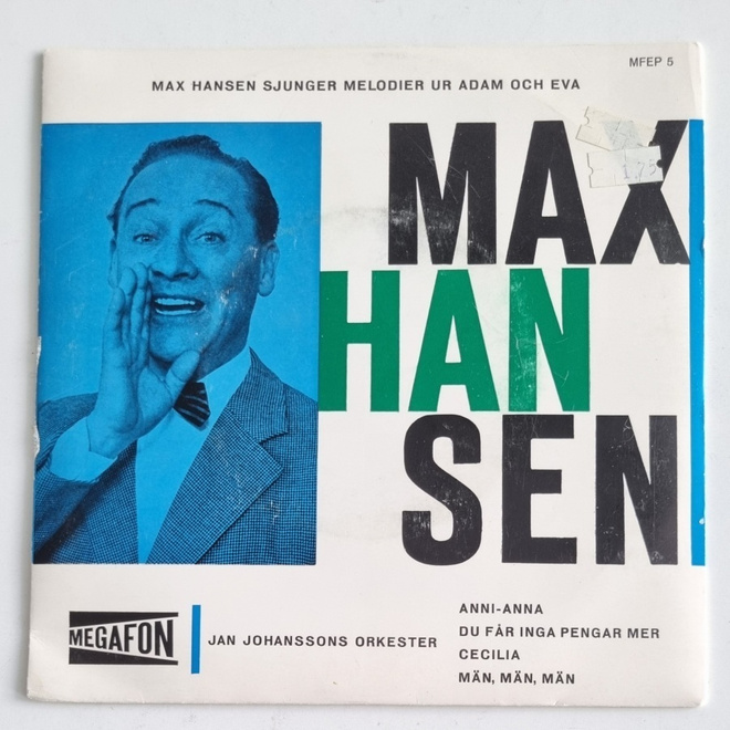 7" EP- Max Hansen - Megafon MFEP  A