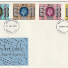 FDC UK 1977 SILVER JUBILEE 1952-77 AMI2-S2 - pikkukuva 1