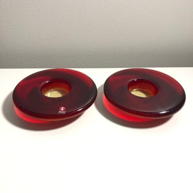Iittala Nappi tuikku - punainen (2kpl)