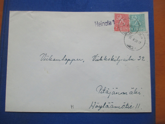 1959 Heinola 1 rivil s kuorella