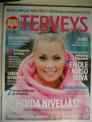 Apu - terveys Nro 10/2017 (26.11)