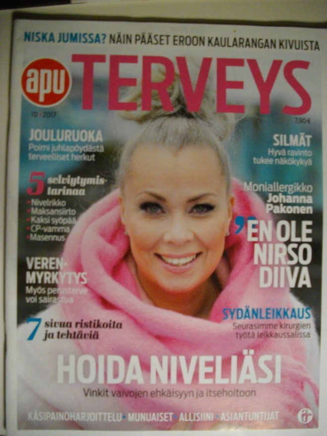 Apu - terveys Nro 10/2017 (26.11)
