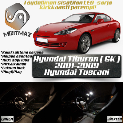 Hyundai Triburon (GK) Sisätilan LED-sarja 8-osai