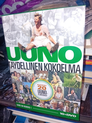 10 DVD UUNO TURHAPURO TÄYDELLINEN KOKOELMA ( SIS POSTIKULU)