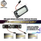 Subaru LED rekisterikilven valot — kirkkaan valkoinen 6000 - pikkukuva 3