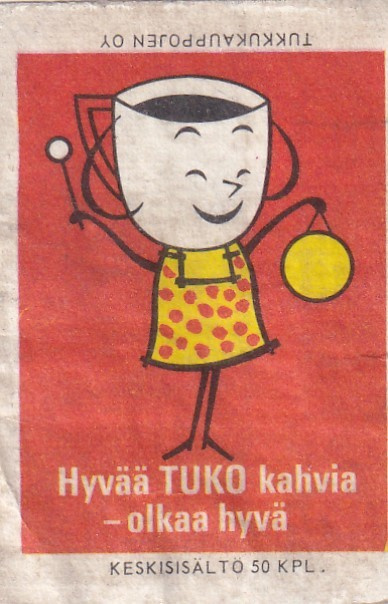 Hyvää TUKO kahvia olkaa hyvä     sk 1