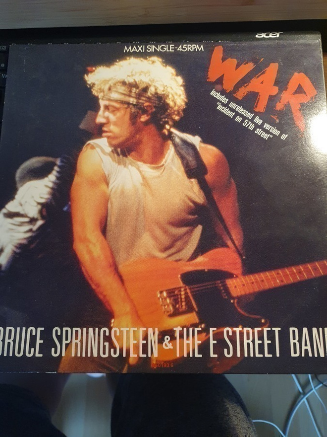 Bruce Springsteen: War, maxi-single 45 rpm LP