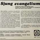 Sjung evangelium - Evangeliska Ungas Ungdomskör  LP - pikkukuva 5