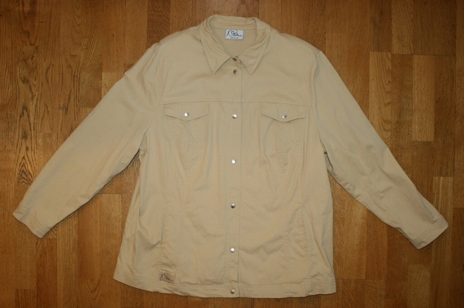 NP Collection No Problem beige farkkutakki 48