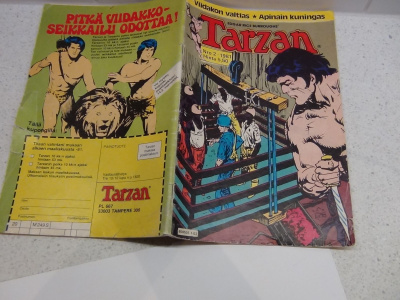 TARZAN 1981 N0: 2KULTAINEN SYDÄN, UNOHDETTU  ARMEIJA