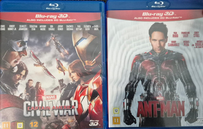Ant-Man 3D + Civil War 3D -Blu-Ray