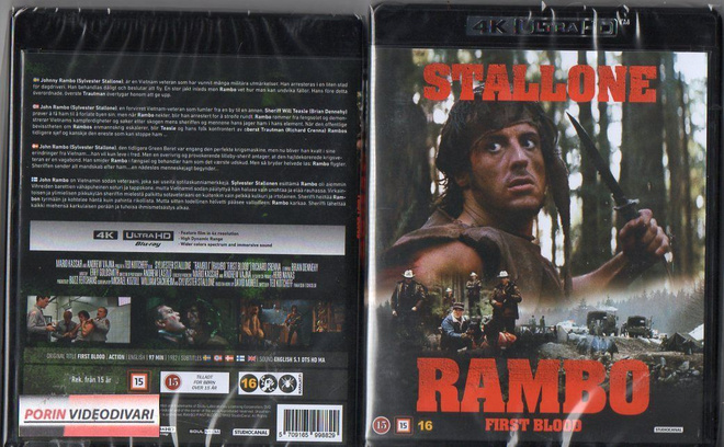 Rambo First Blood	(48 237)	UUSI	-FI-	4K HD			Sylvester Stall