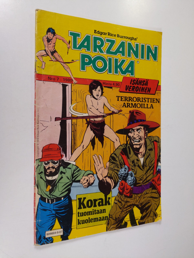 Edgar Rice Burroughs : Tarzanin poika 7/1980