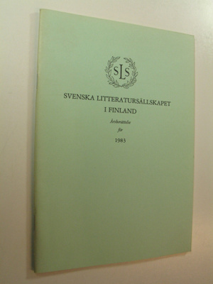 Svenska litteratursällskapet i Finland, Årsberättelse för...