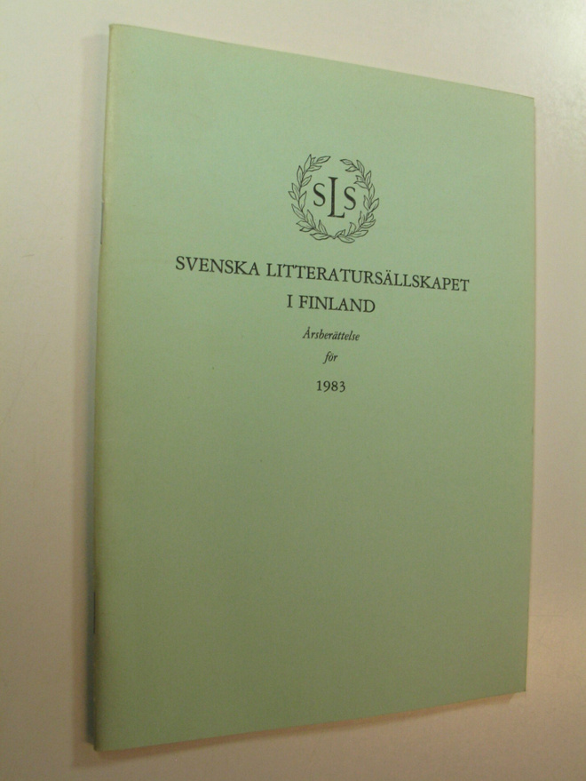 Svenska litteratursällskapet i Finland, Årsberättelse för...