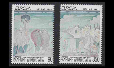 Kreikka 1829-30A ** Europa nykytaide (1993)