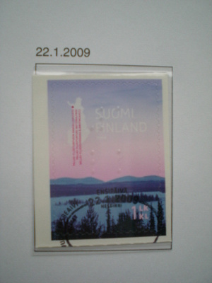 EP-leimattu merkki 1.lk Pallas-Yllästunturi 2009 - LaPe 1943