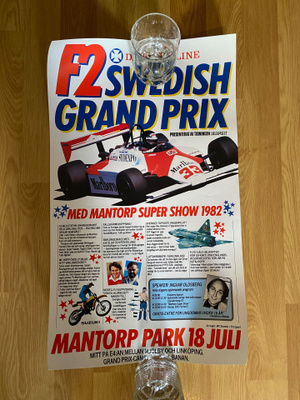 F2 Swedish grand prix 1982 juliste