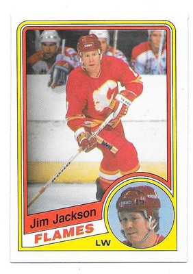 1984-85 OPC #225 Jim Jackson Calgary Flames