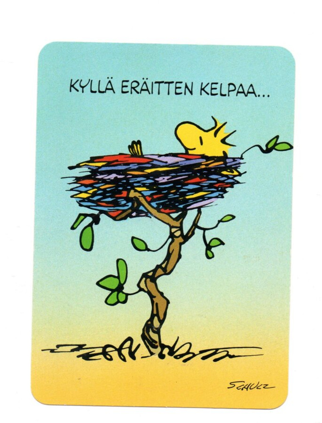 "°KYLLÄ ERÄITTEN KELPAA...°" -KORTTI /(Kaustinen...Tenavat)