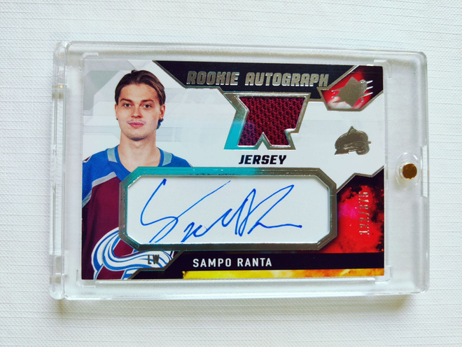 Sampo Ranta - 21-22 SPx Rookie Autograph Jersey /375