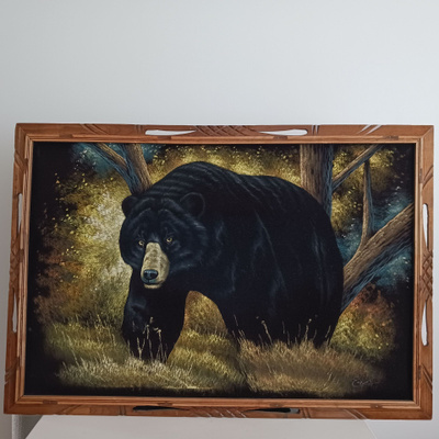 MUSTA KARHU TAULU 99x68 cm • Meksiko