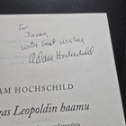 Adam Hochschild – Kuningas Leopoldin haamu – kirjailijan sig - pikkukuva 2