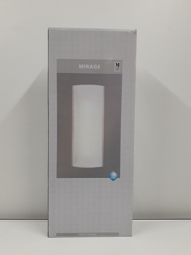 Kattovalaisin Mirage 1lmp (whi,fro.gls,bath, MarkSlöjd,uusi)