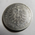 Baden 5 mark 1876 G - pikkukuva 3
