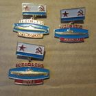 CCCP: kolme vintage II Maailmansota muistomitalia/pinssiä - pikkukuva 1
