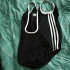 Adidas musta(+raidat) Treeni alus asu uimapuku M - pikkukuva 3