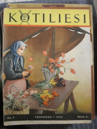 Kotiliesi : Toukokuu 1935, kansi Martta Wendelin